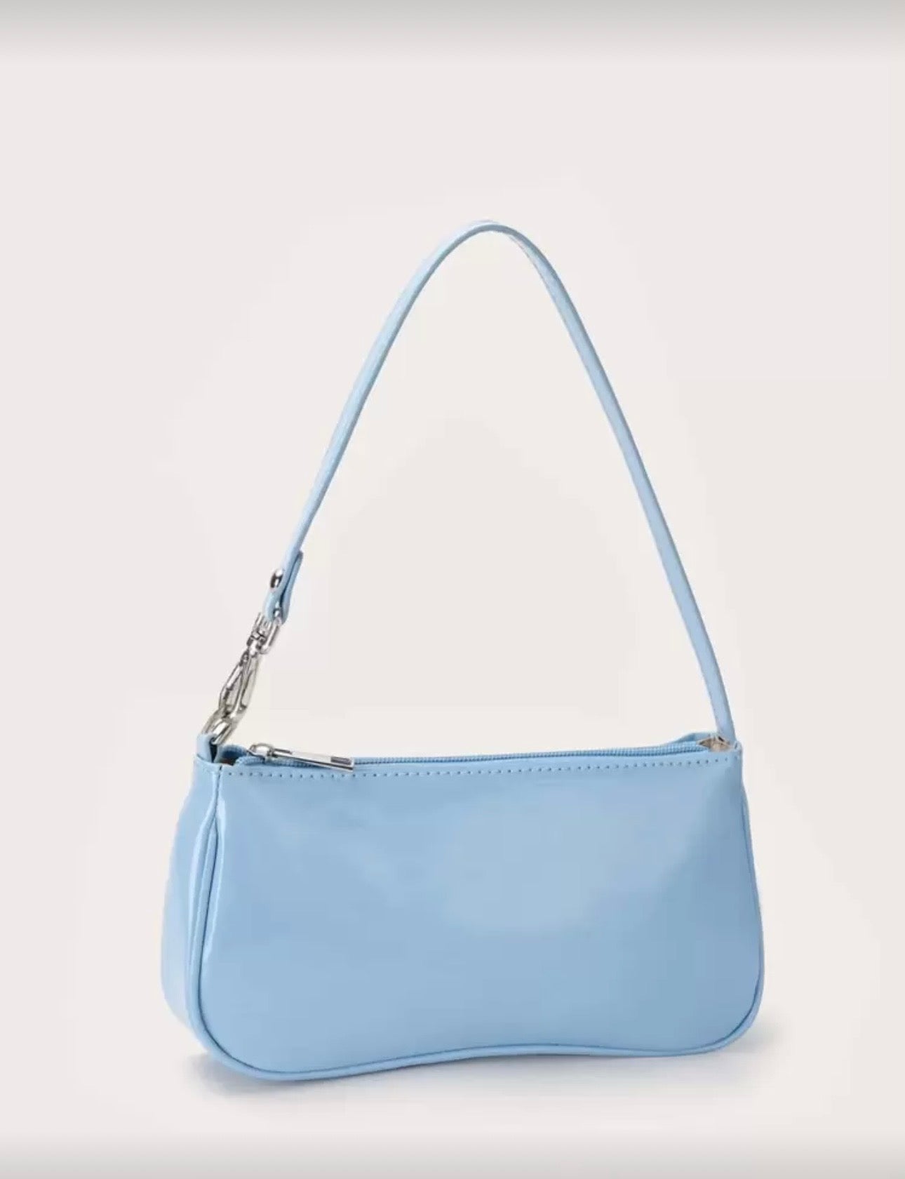Blue Patent Bag