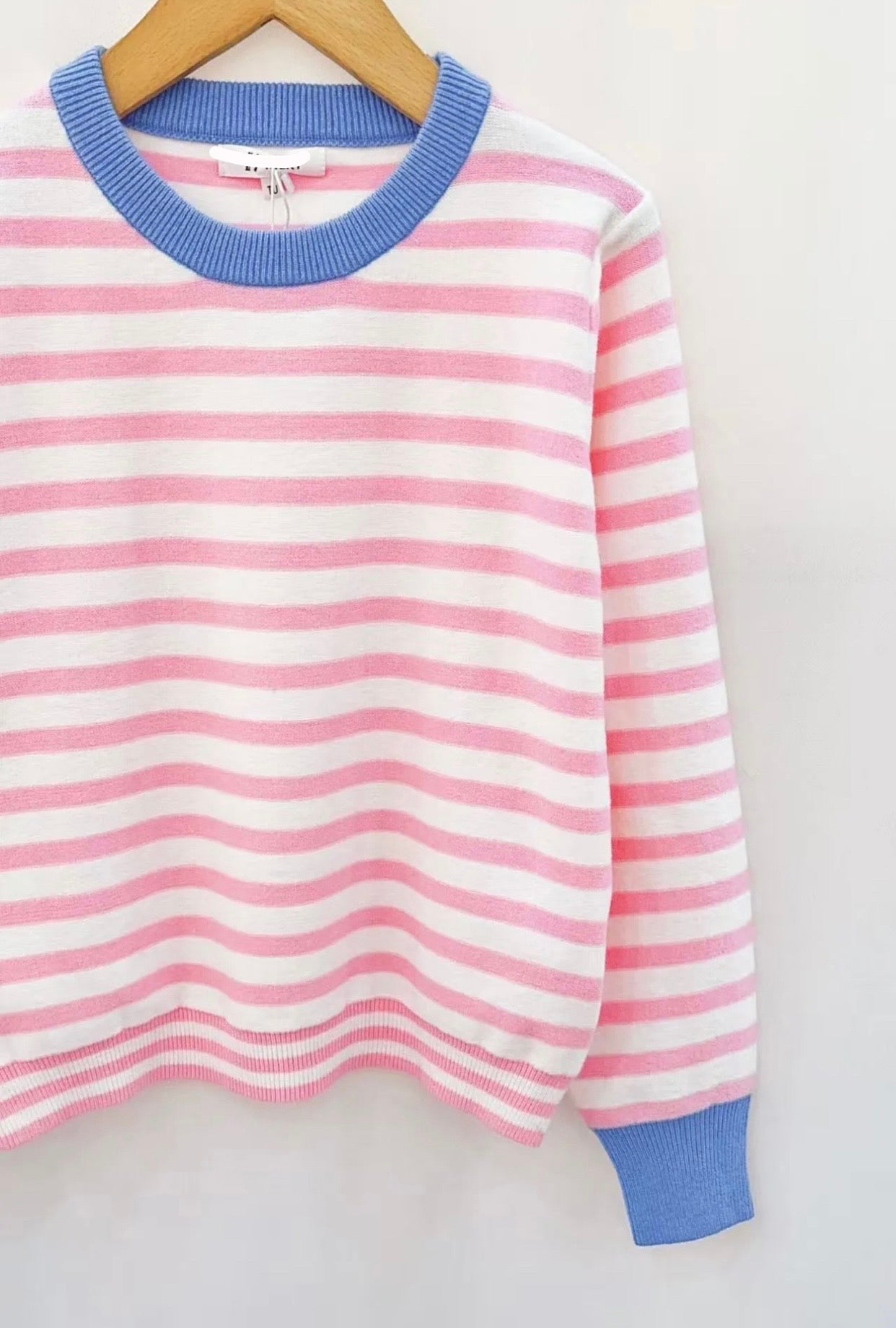 Ophelia Pink Striped Jumper