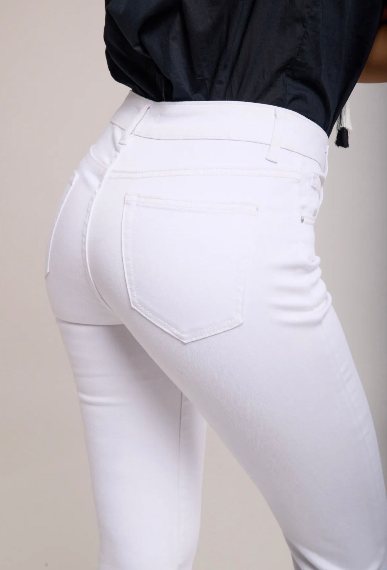 Chloe Toxik White Bootcut Jeans