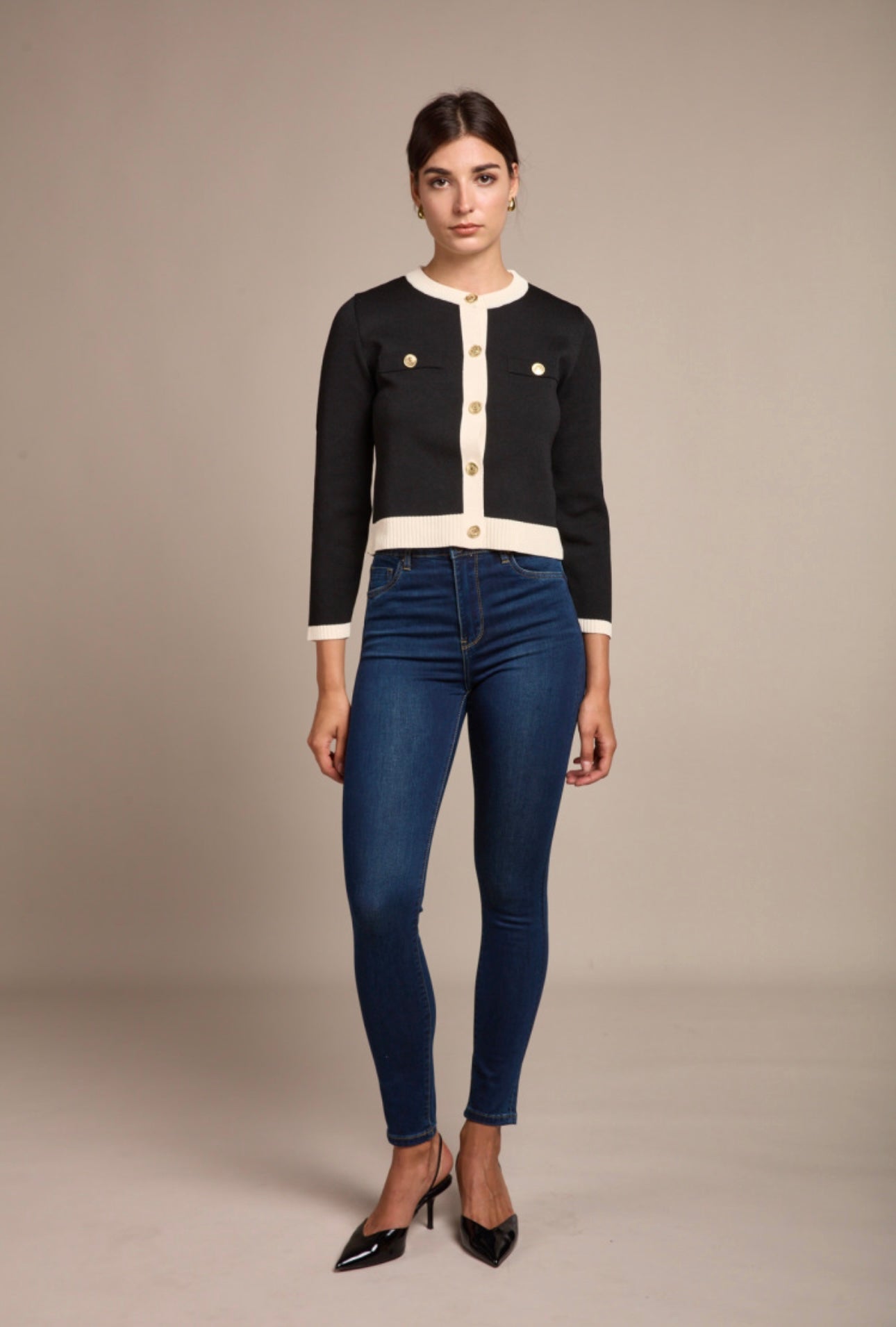 Millie Toxik Dark Denim High Waisted Jeans
