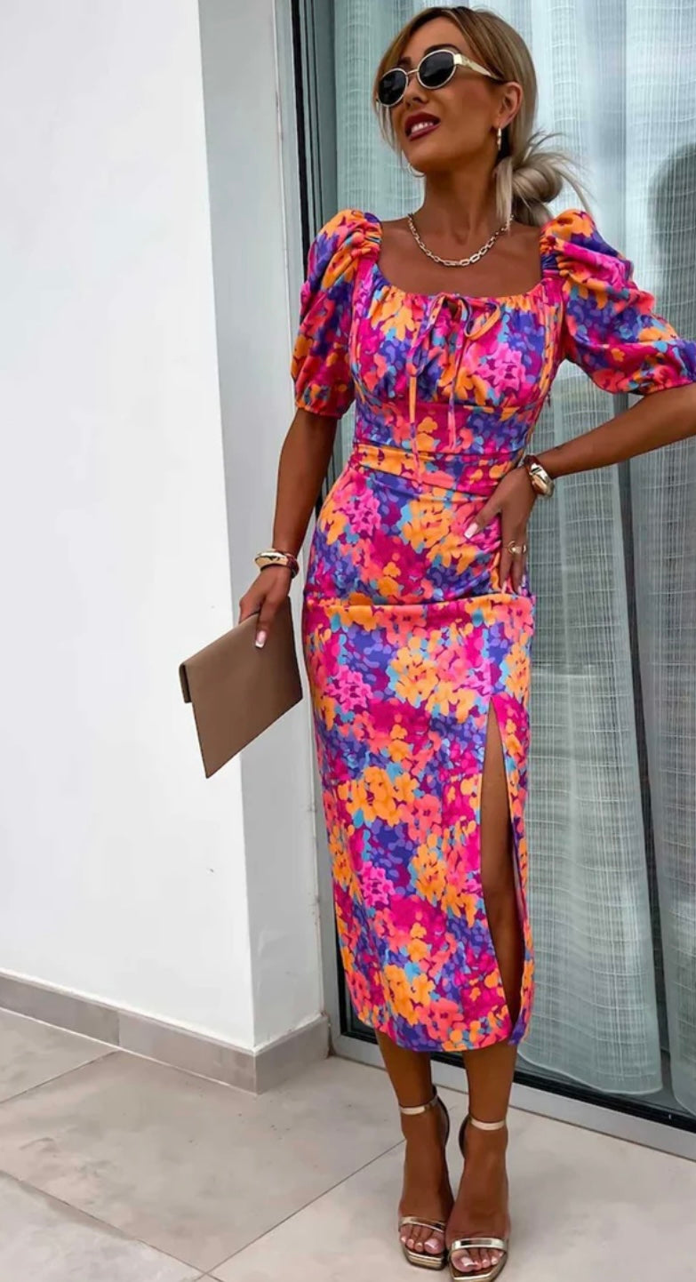 Amaya Sweetheart Midi Dress (size 6-8)