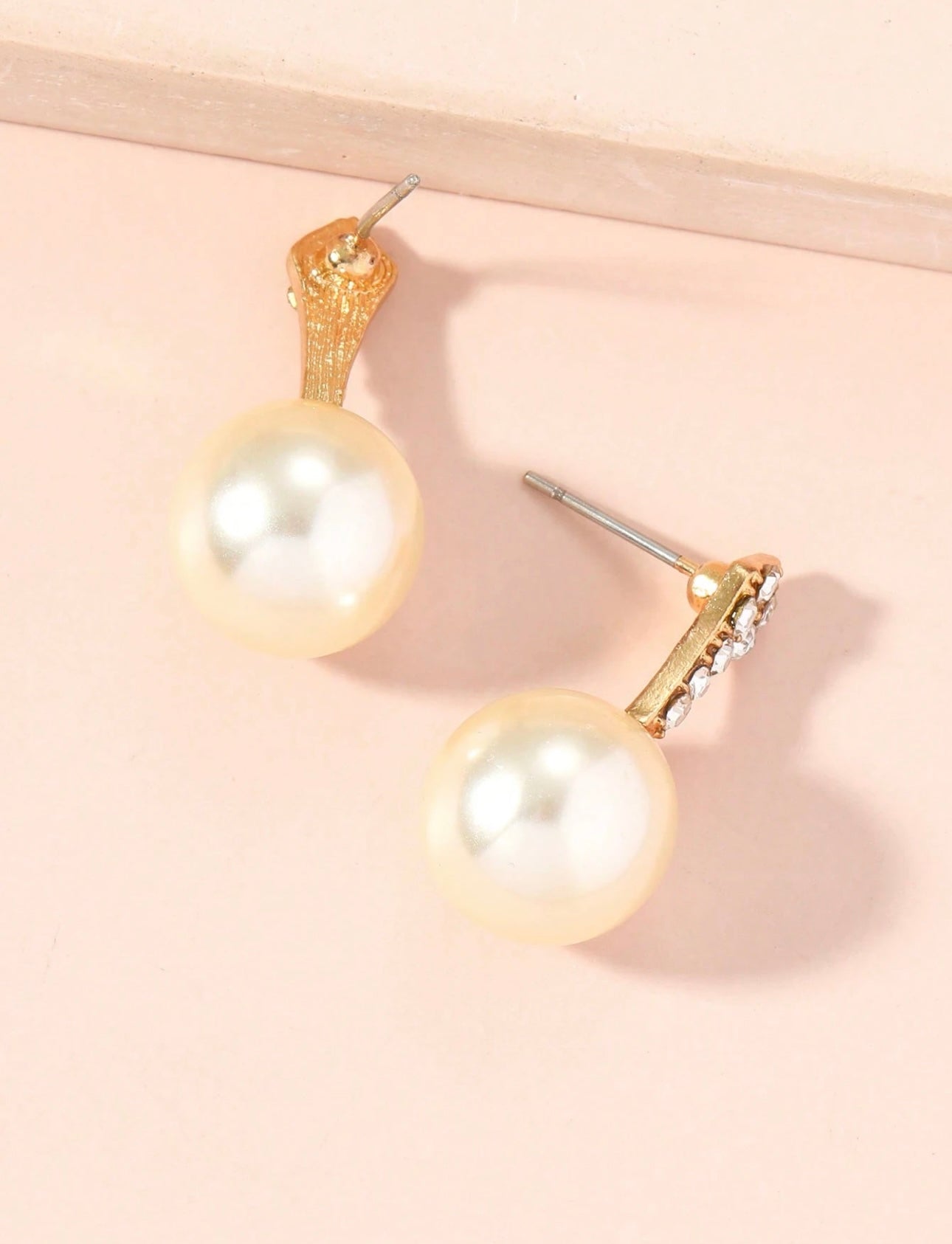 Pearl Diamanté Earrings