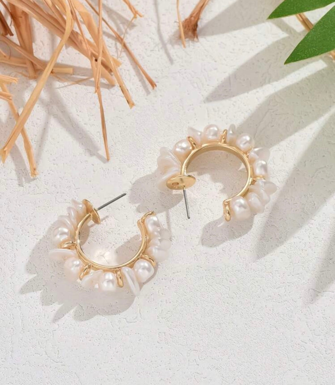 Pearl Hoops