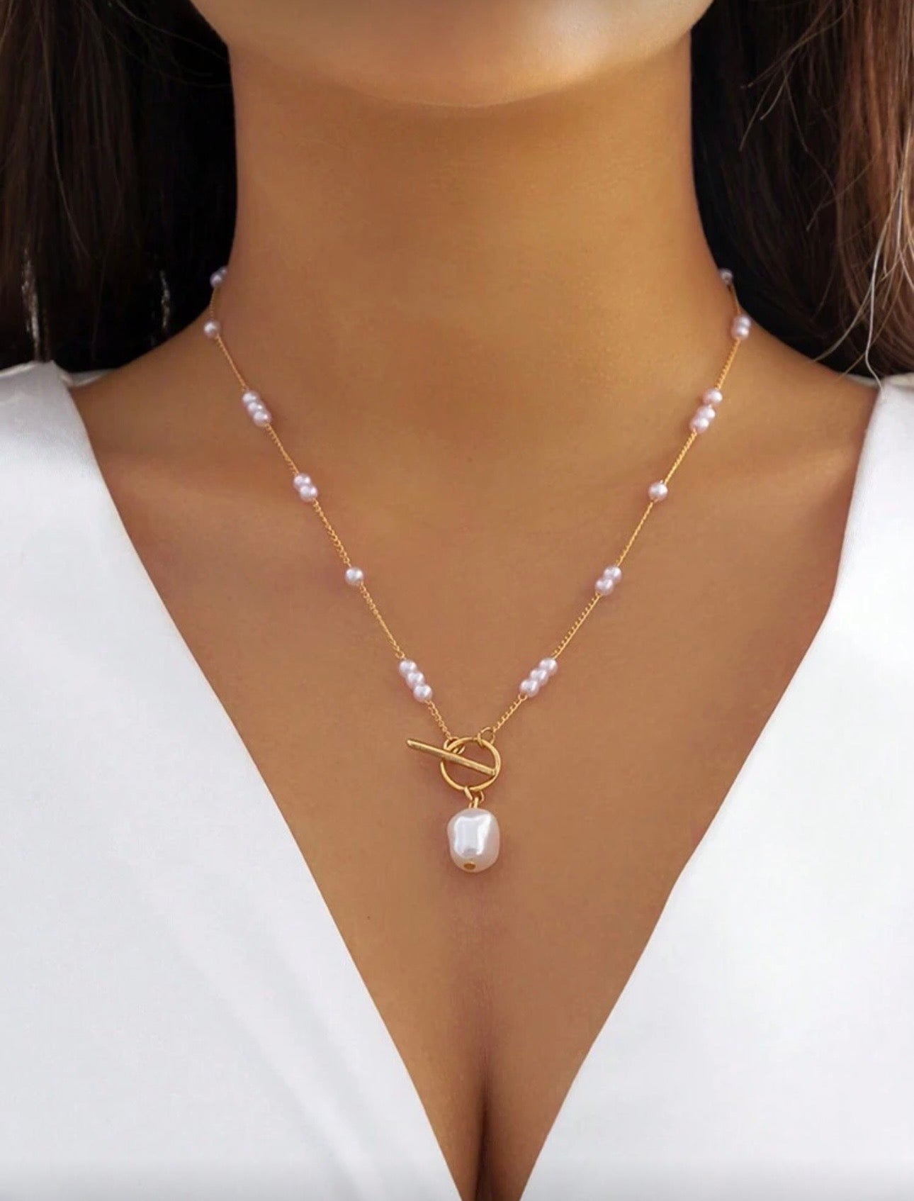 Pearl Pendant Necklace