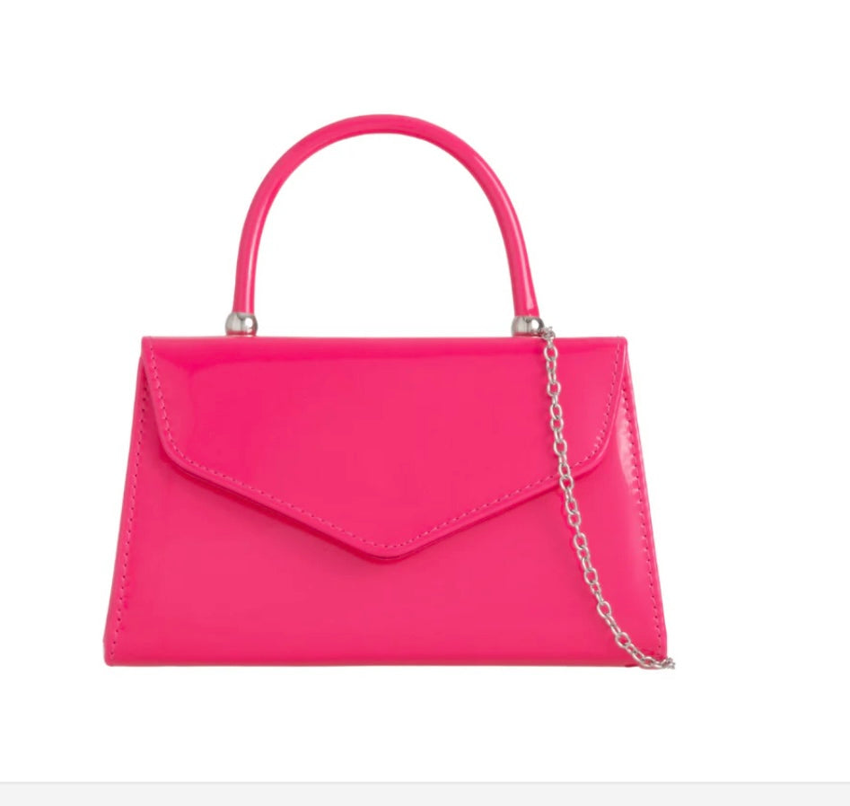 Chloe Patent Fushia Pink
