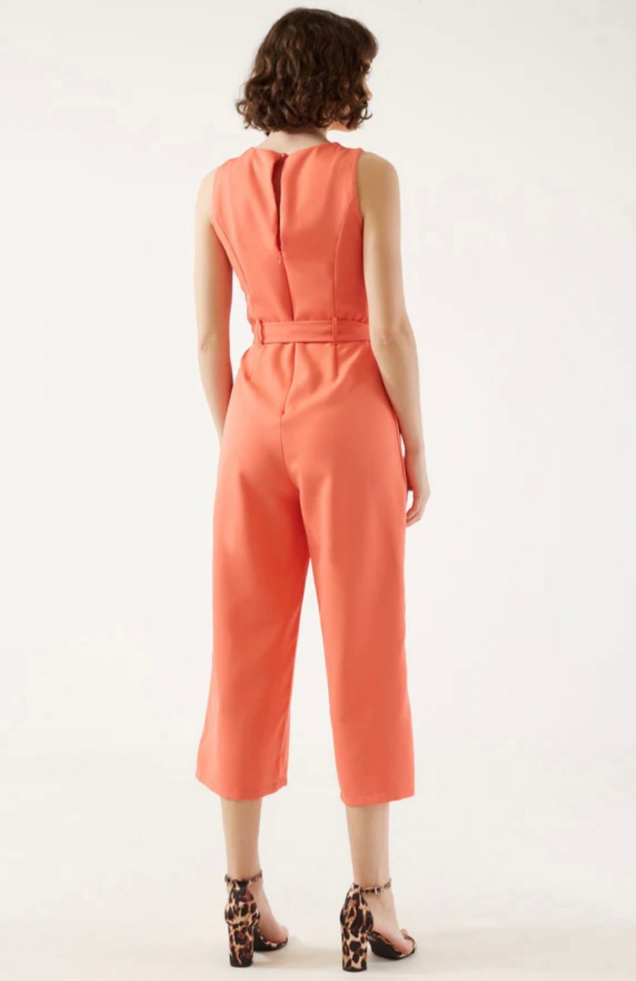 Jessica Coral Jumpsuit (size 14 & 16)