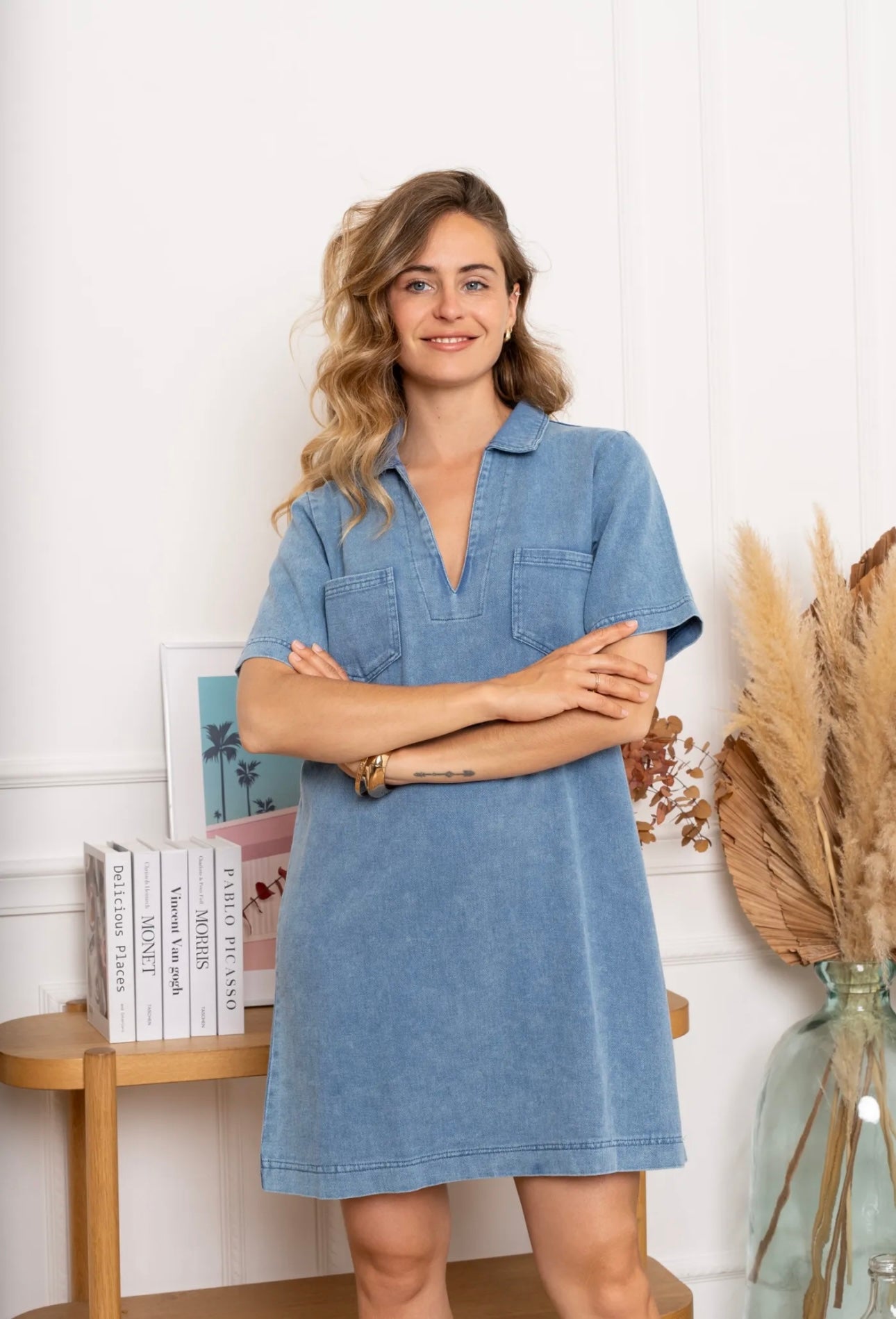 Blue Denim Dress