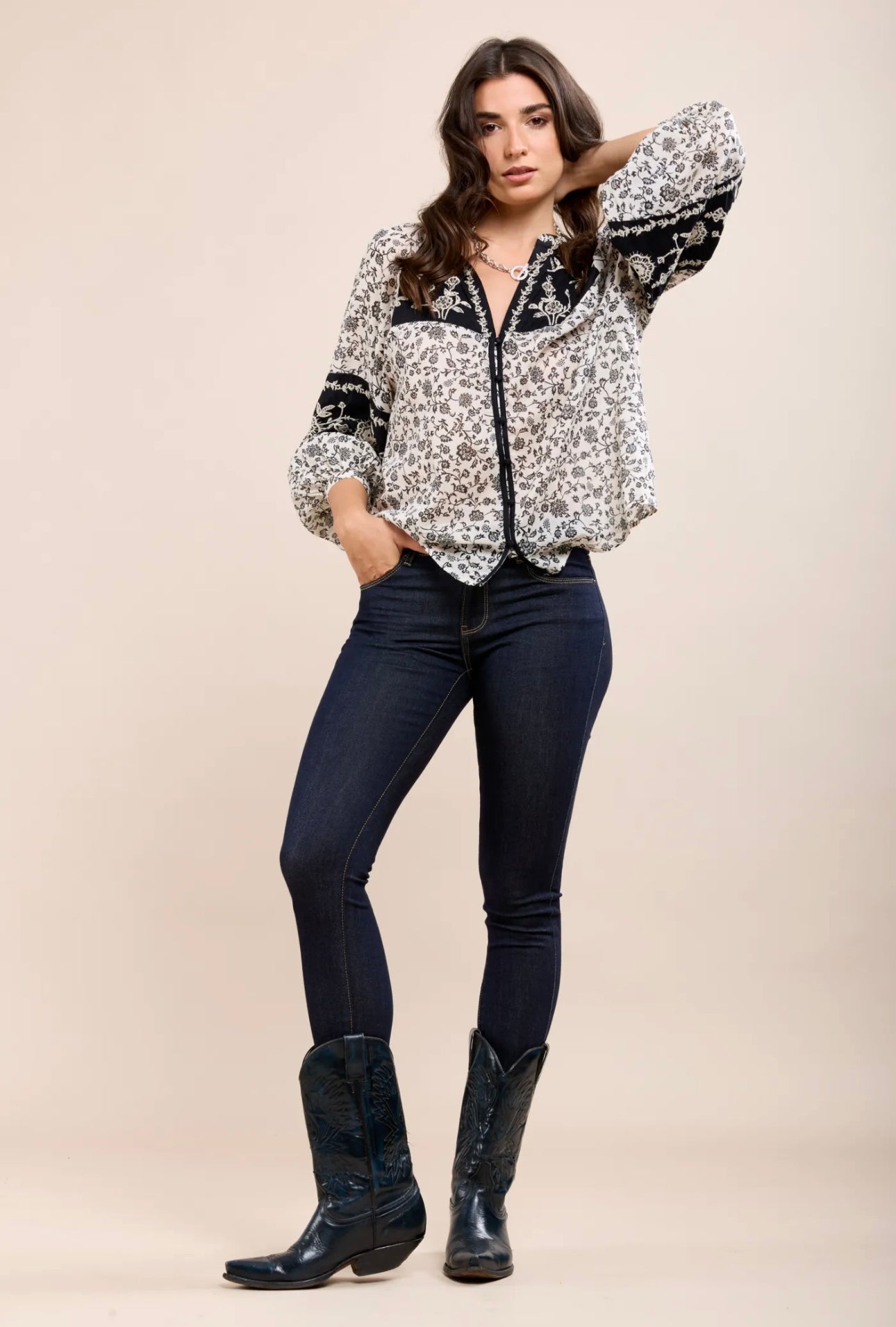 Toxik Dark Denim Skinny Jeans