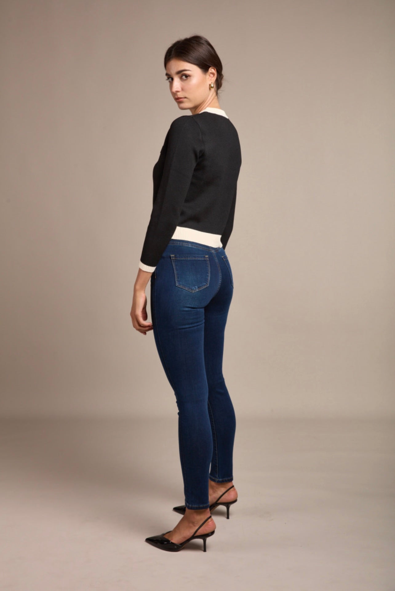 Millie Toxik Dark Denim High Waisted Jeans