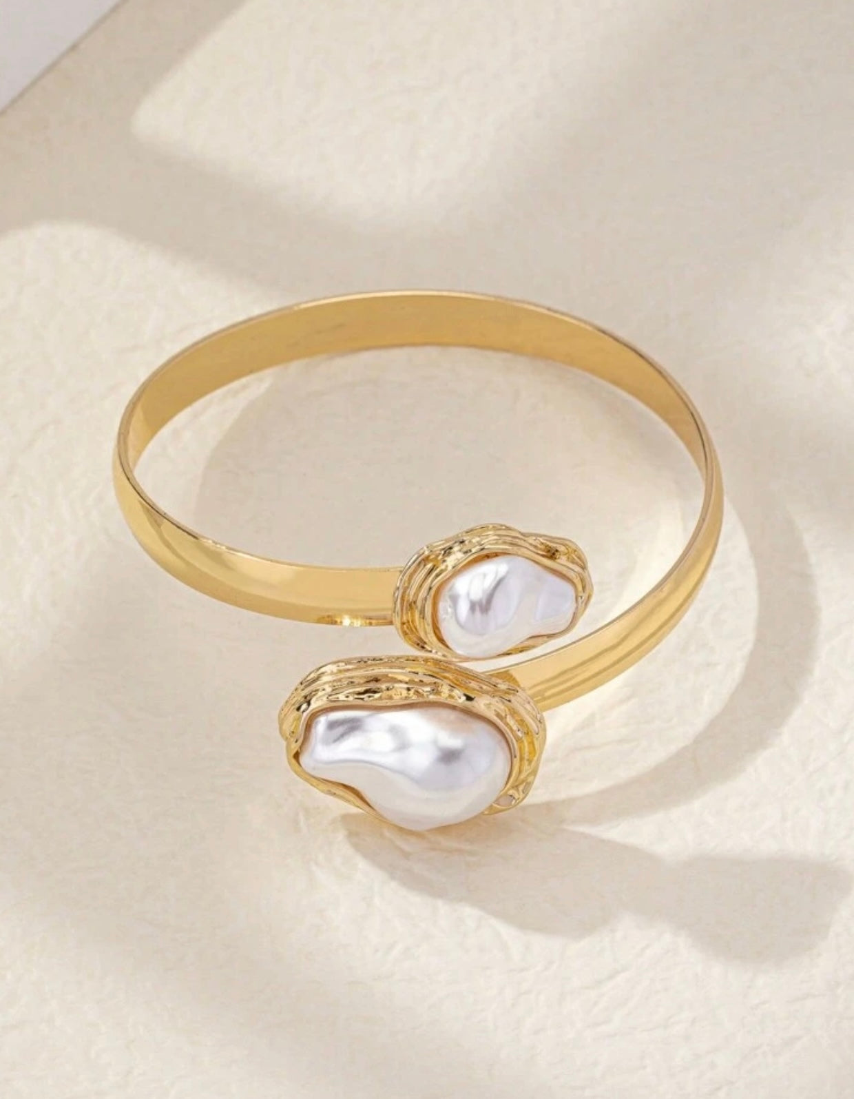 Pearl Gold Bracelet
