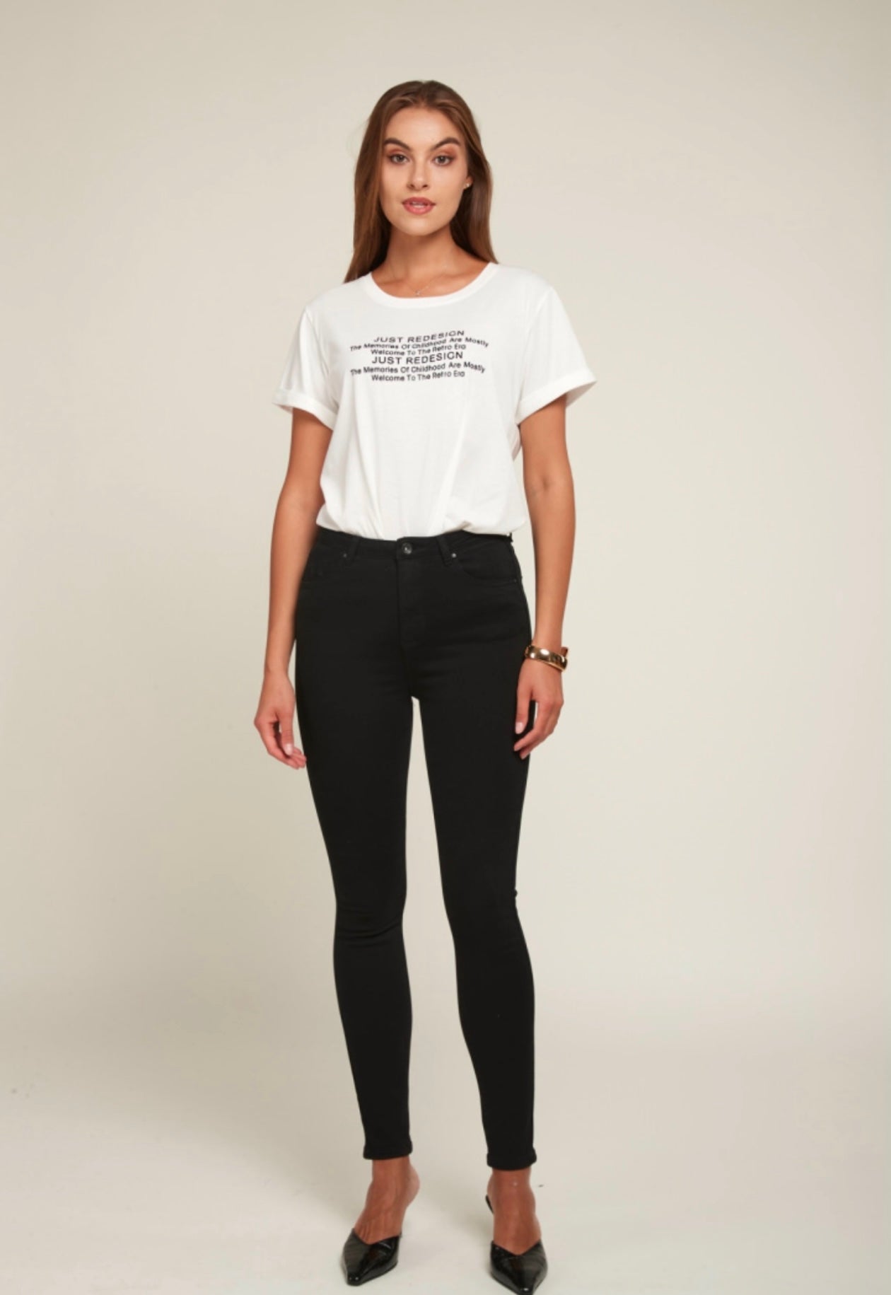 Elma Toxik Black High Waisted Jeans Black