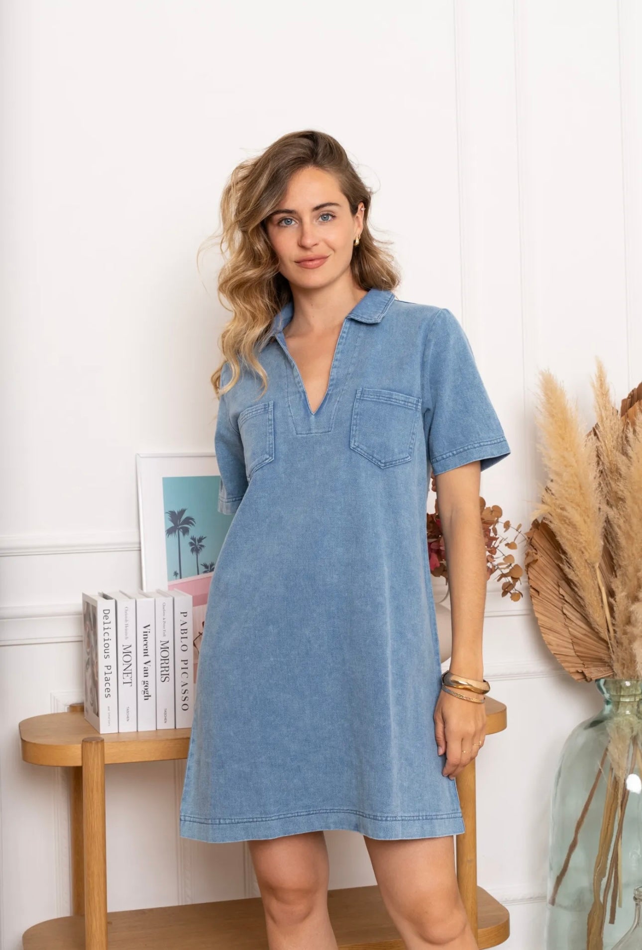 Blue Denim Dress