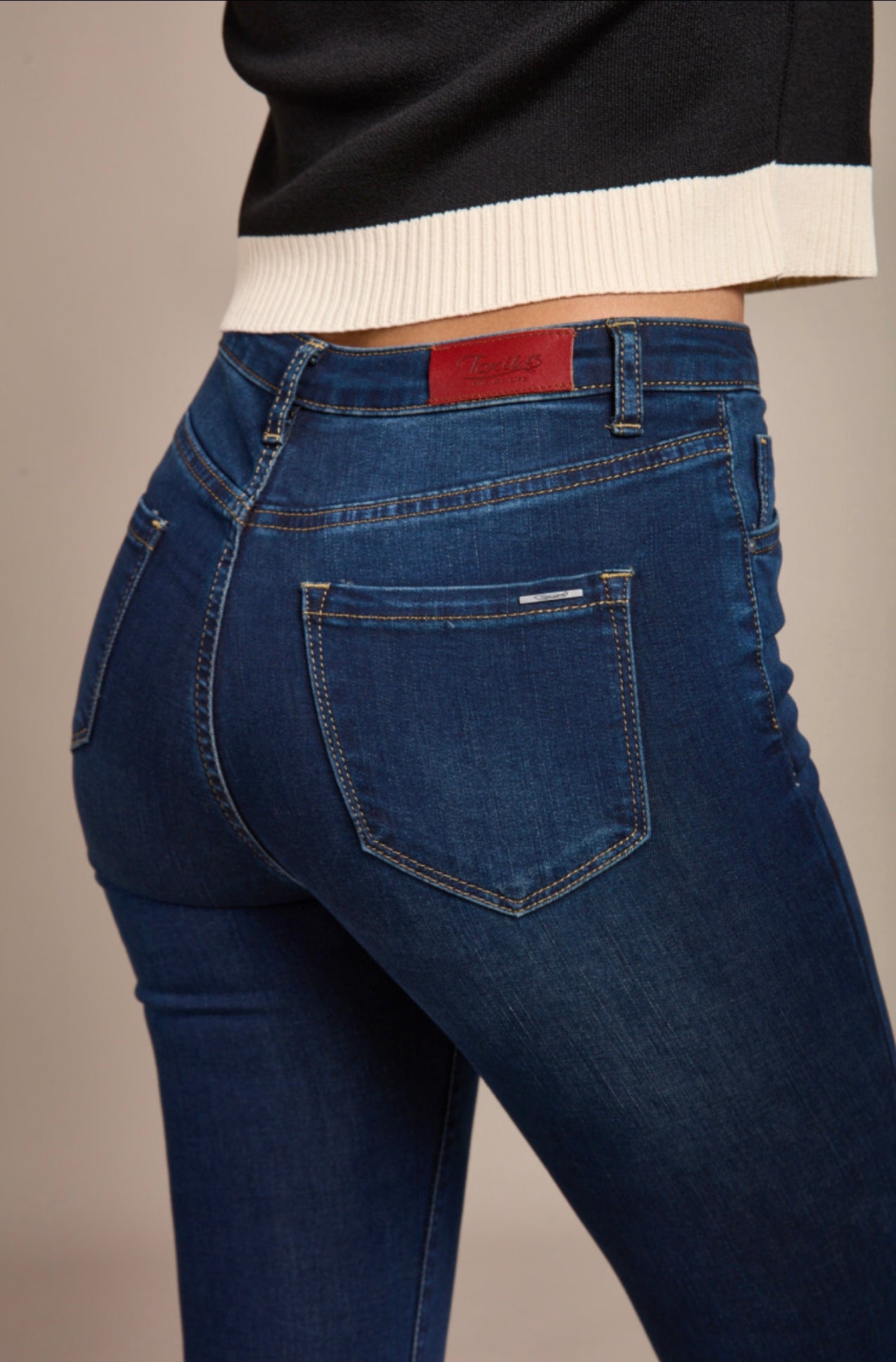 Millie Toxik Dark Denim High Waisted Jeans
