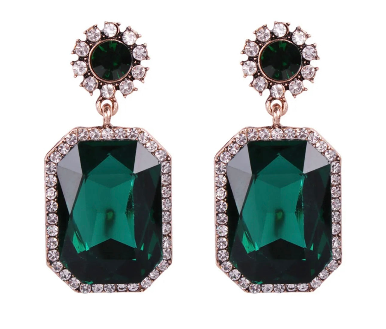 Annalivia Earrings In Emerald