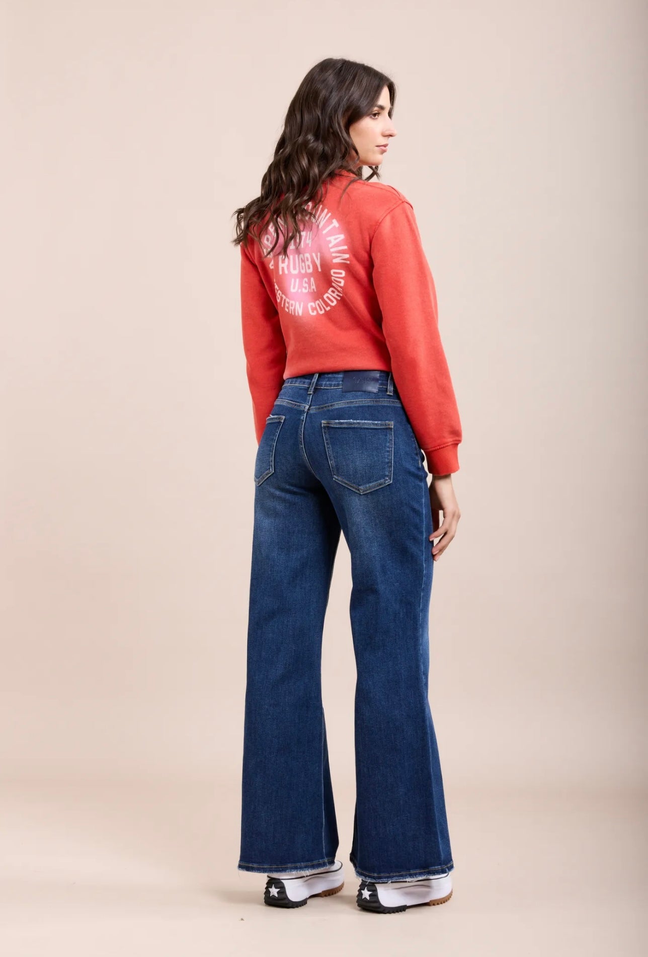 Toxik Dark Denim Wide Leg Jeans