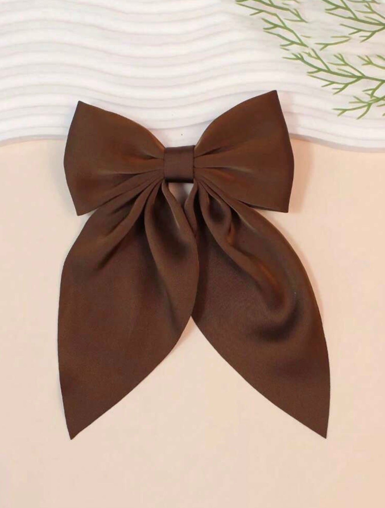 Brown Hair Bow