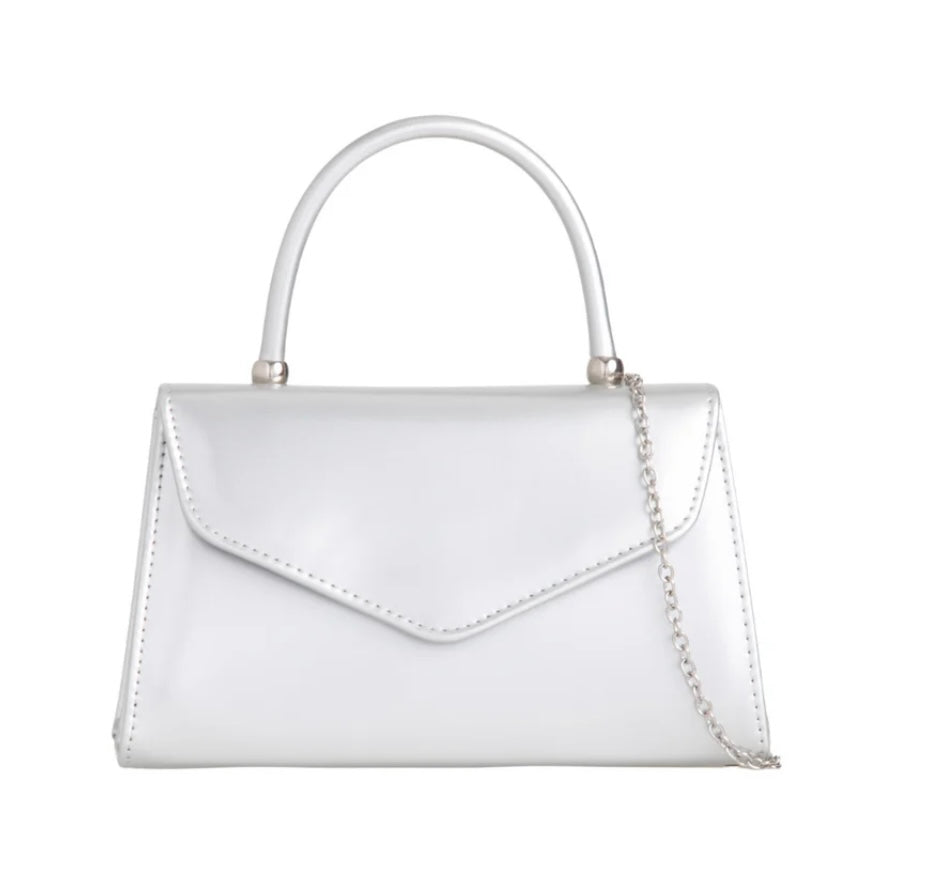 Chloe Patent Silver