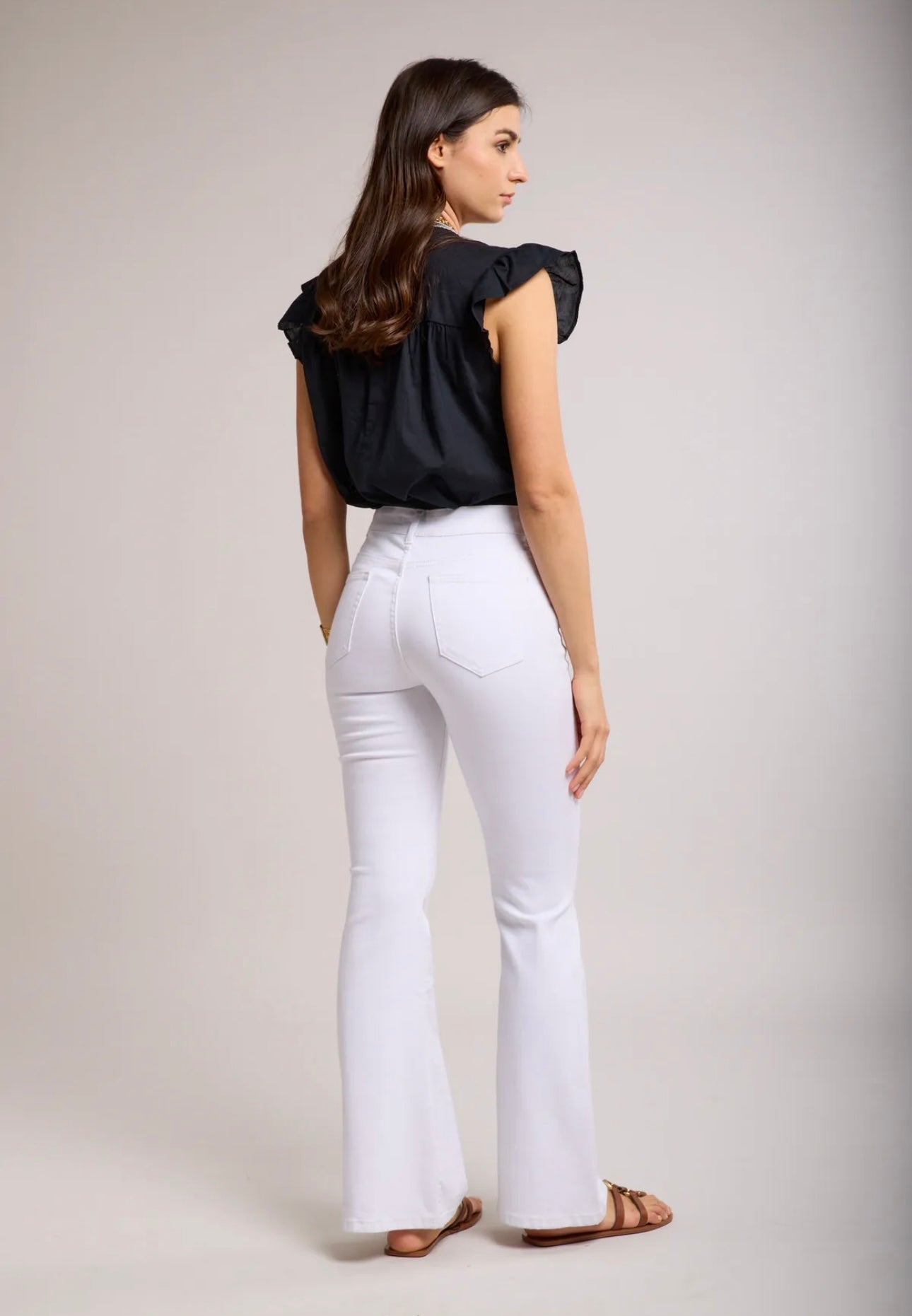 Chloe Toxik White Bootcut Jeans