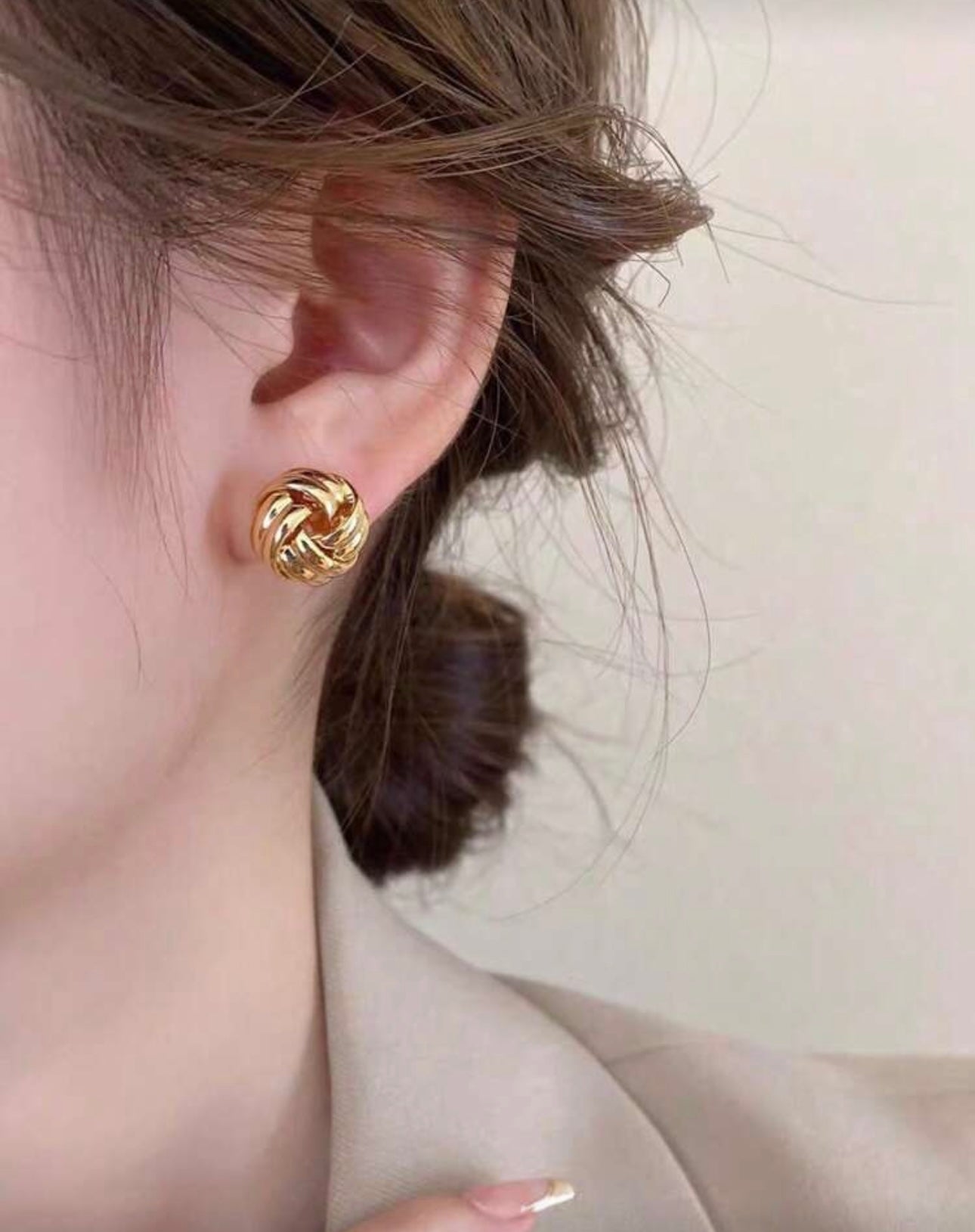 Gold Wrapped Earrings