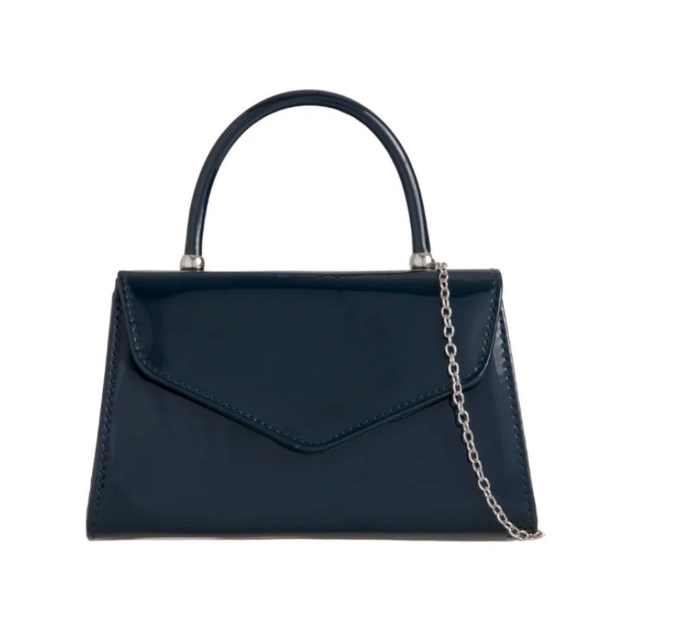 Chloe Patent Navy