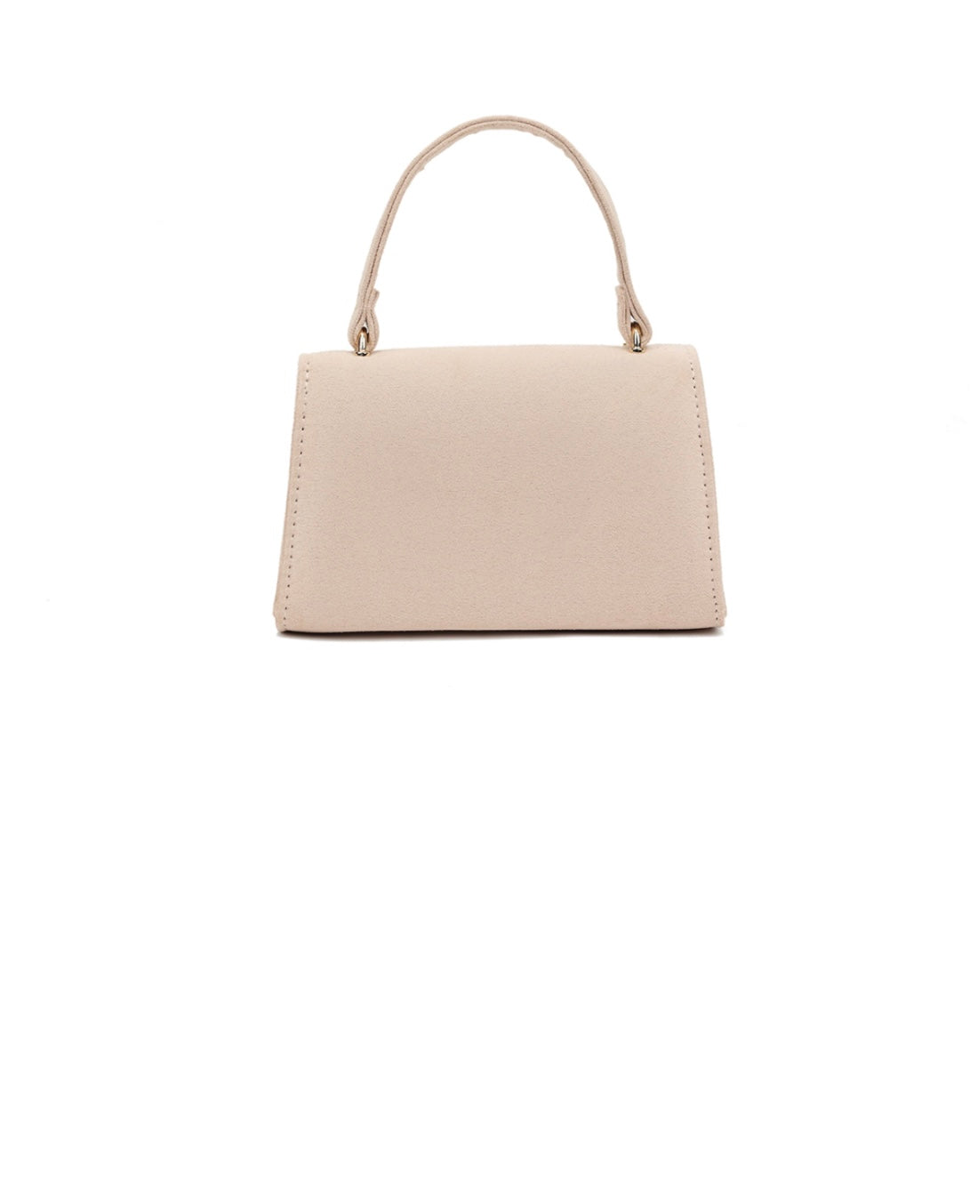 Nude Jewel Embellished Handbag