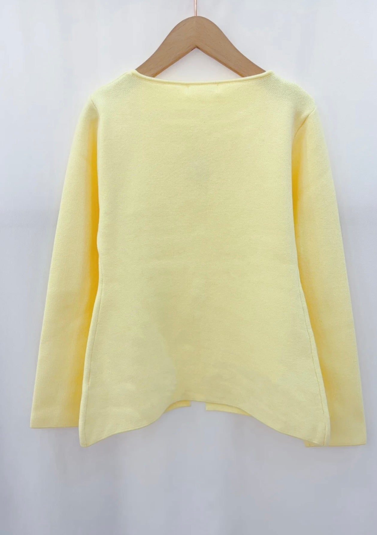Juliet Lemon Gold Button Detail Jumper