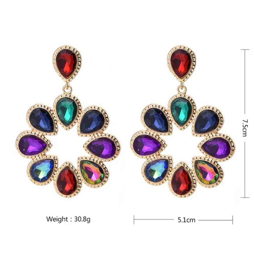 Carnival Earrings Multicolour