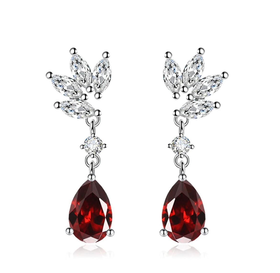 Occasion Earrings Red