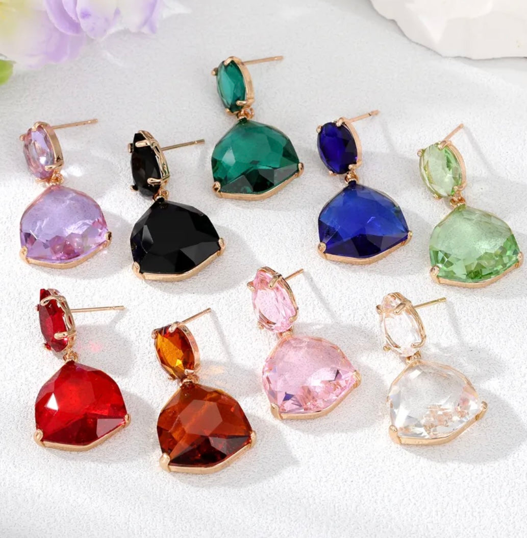 Royal Crystal Earrings