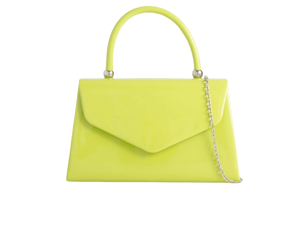 Lime shop neon bag