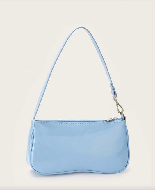 Blue Patent Bag