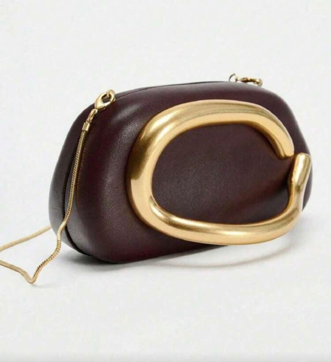 Brown & Gold Clutch Box
