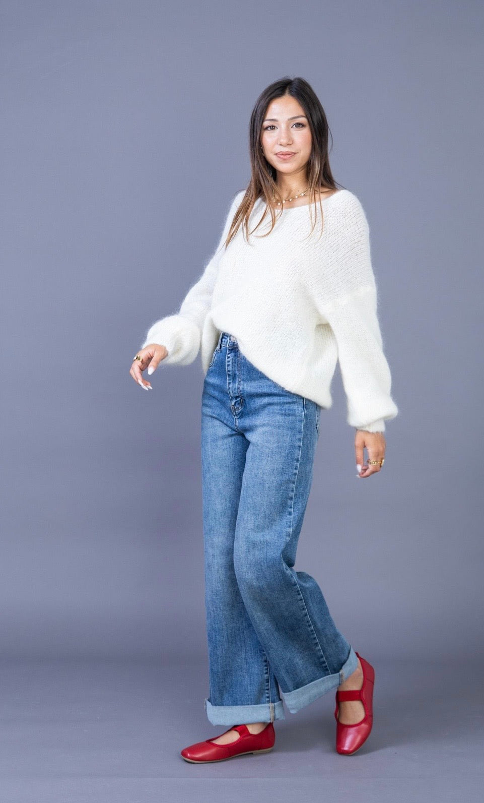 Keeva Denim Straight Relaxed Jeans