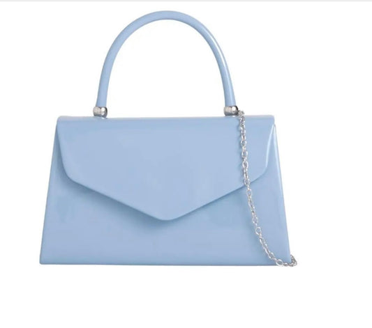 Chloe Patent Blue