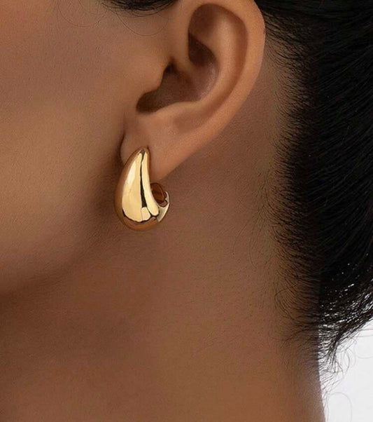 Gold Teardrop Earrings