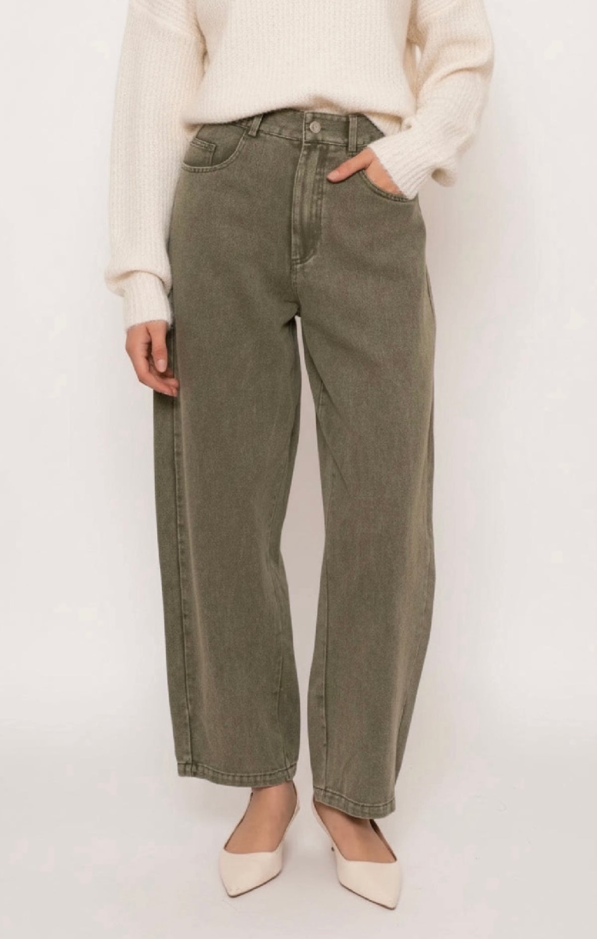 Hayden Khaki Jeans