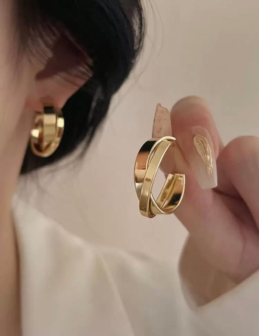 Gold Hoop Earrings