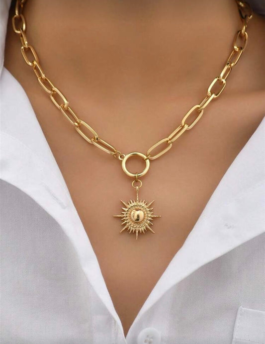 Gold Celestial Pendant