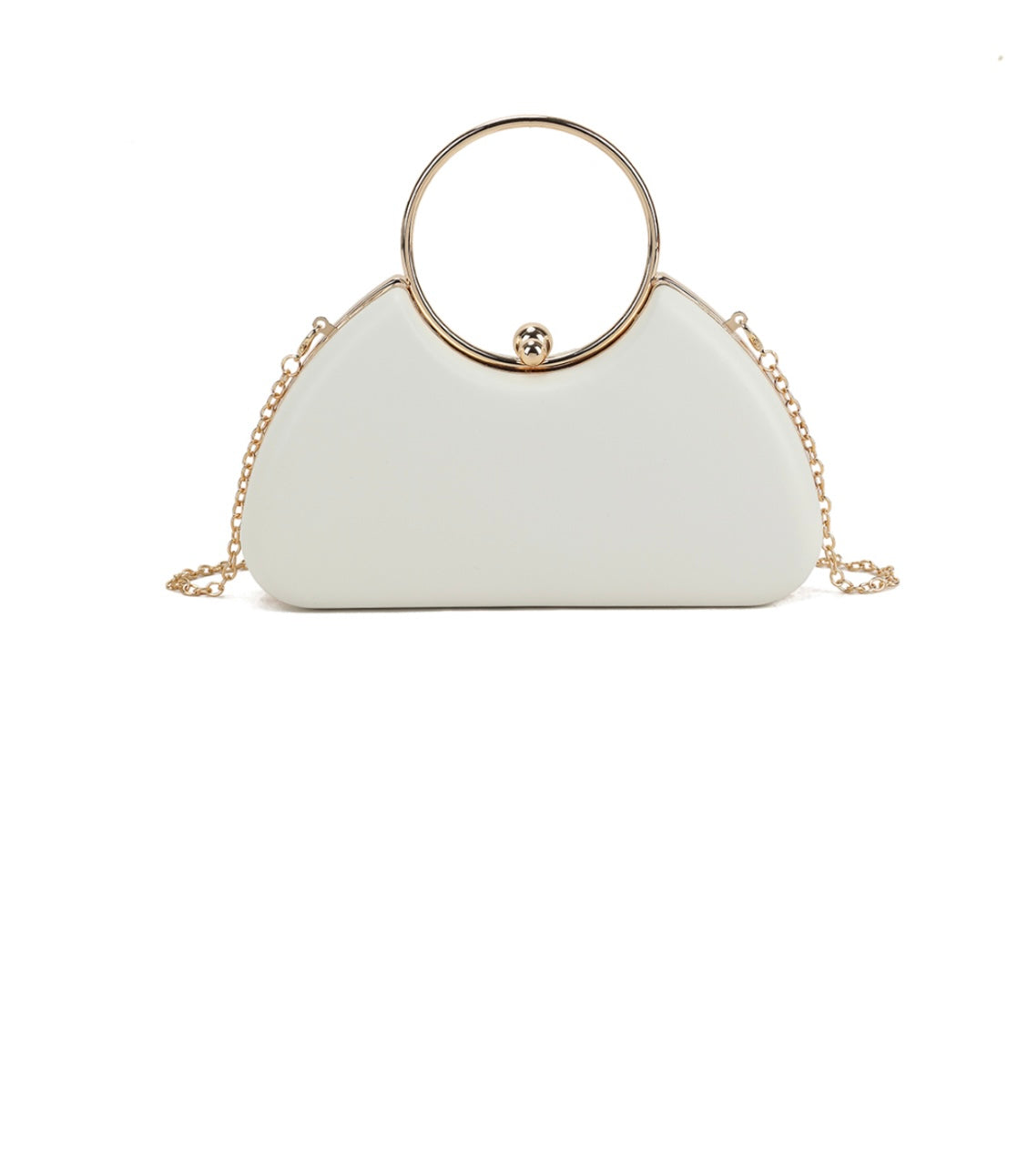 Catherine Top Handle Bag In White