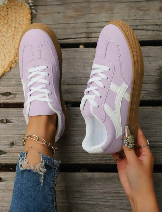 Hannah Lilac Trainers
