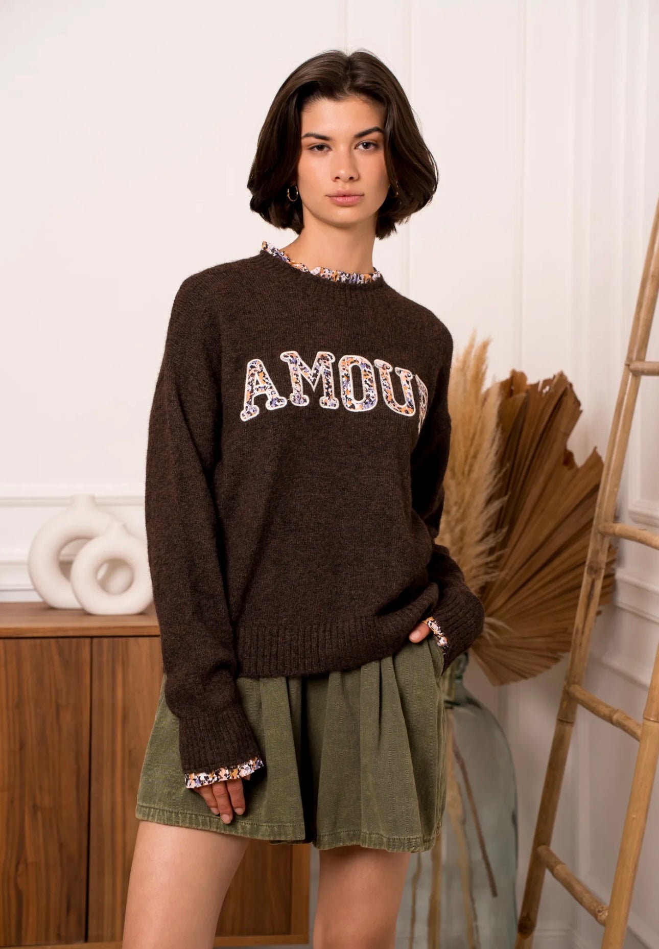 Brown Amour Jumper