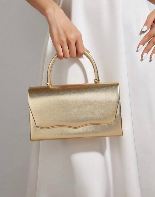 Gold Metallic Handbag