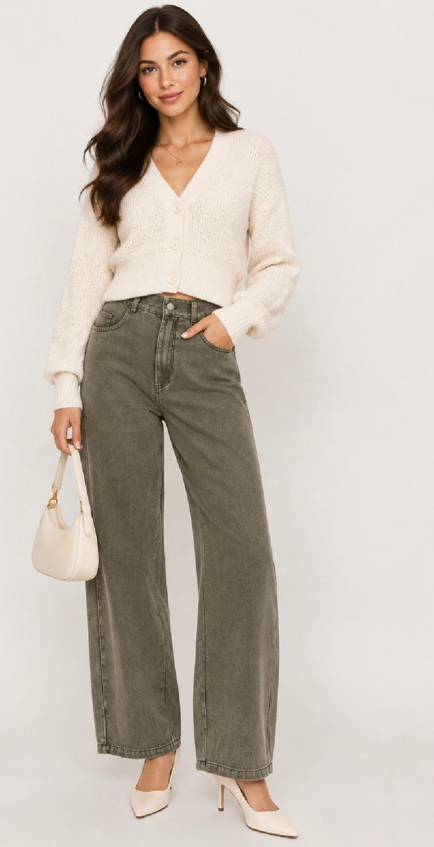 Hayden Khaki Jeans