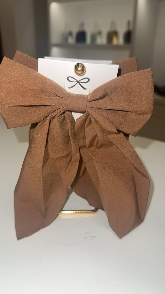 Light Brown Hair Bow