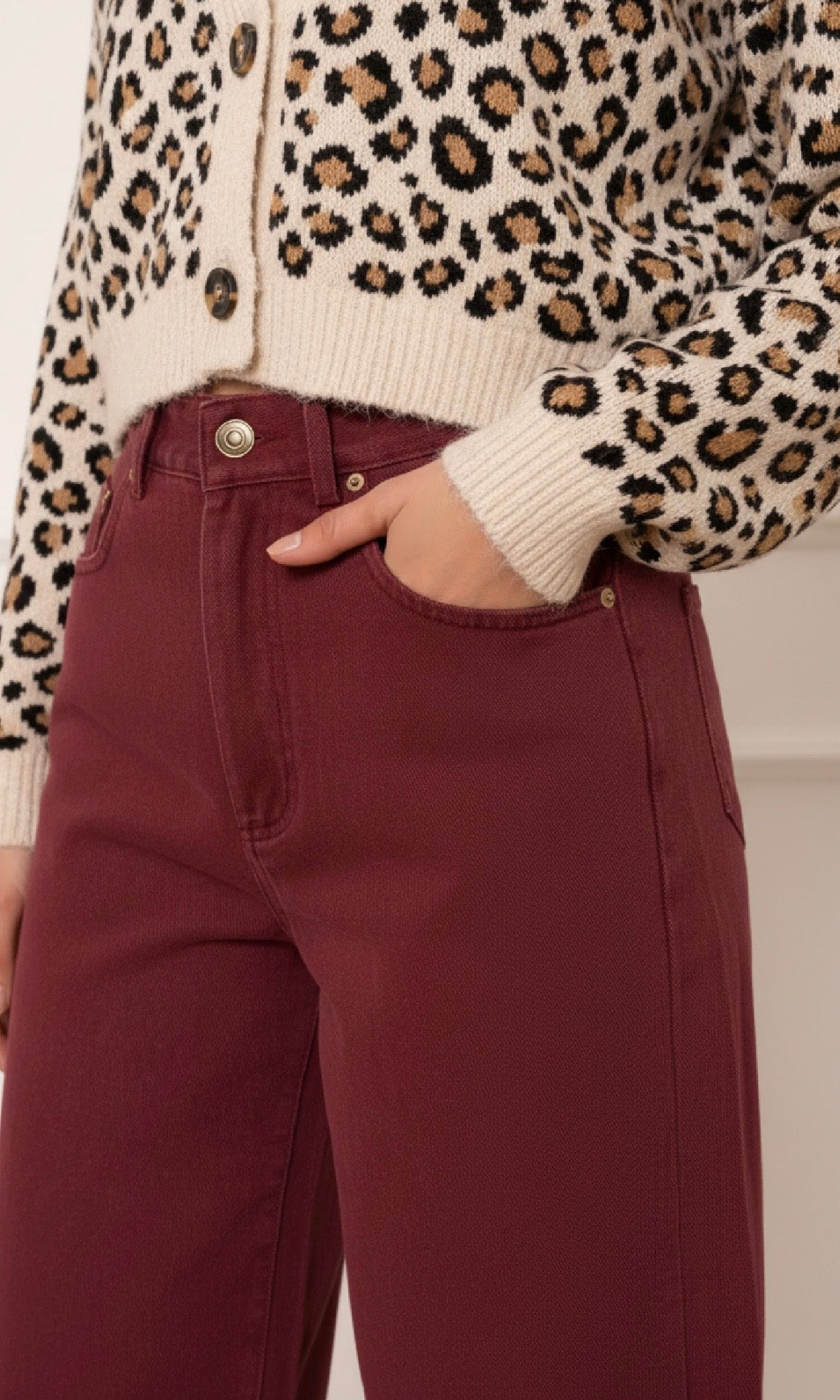 Hayden Jeans Burgundy