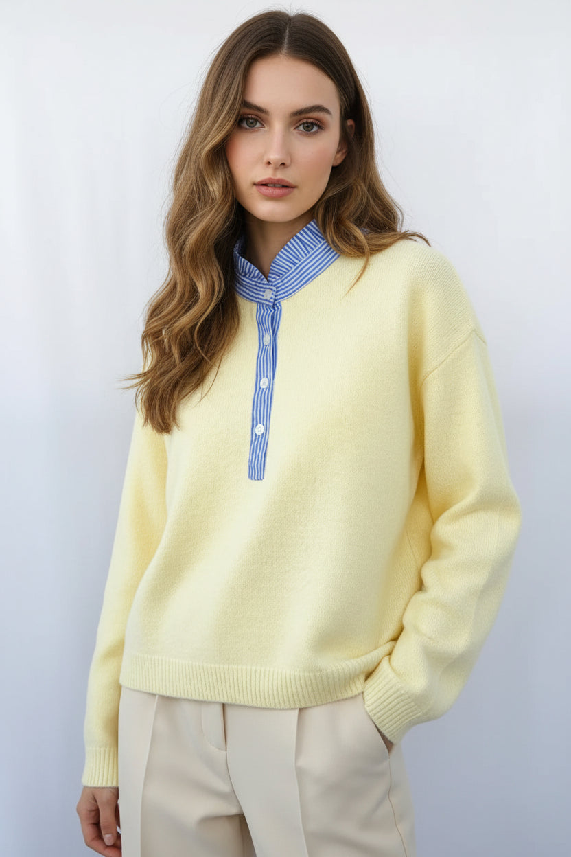Mia Lemon & Blue Jumper