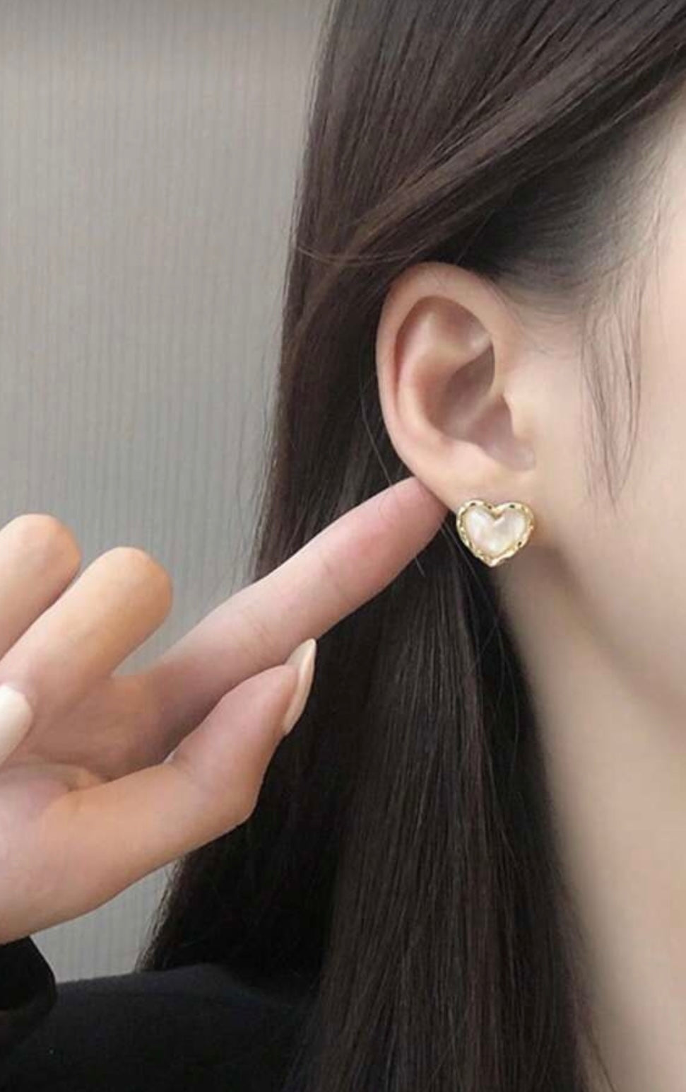 Crystal Heart Earrings