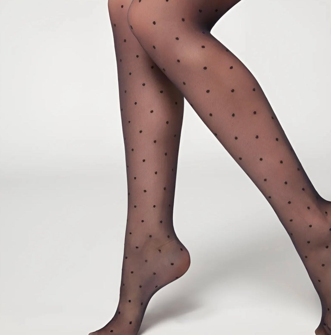 Black Polka Dot Tights