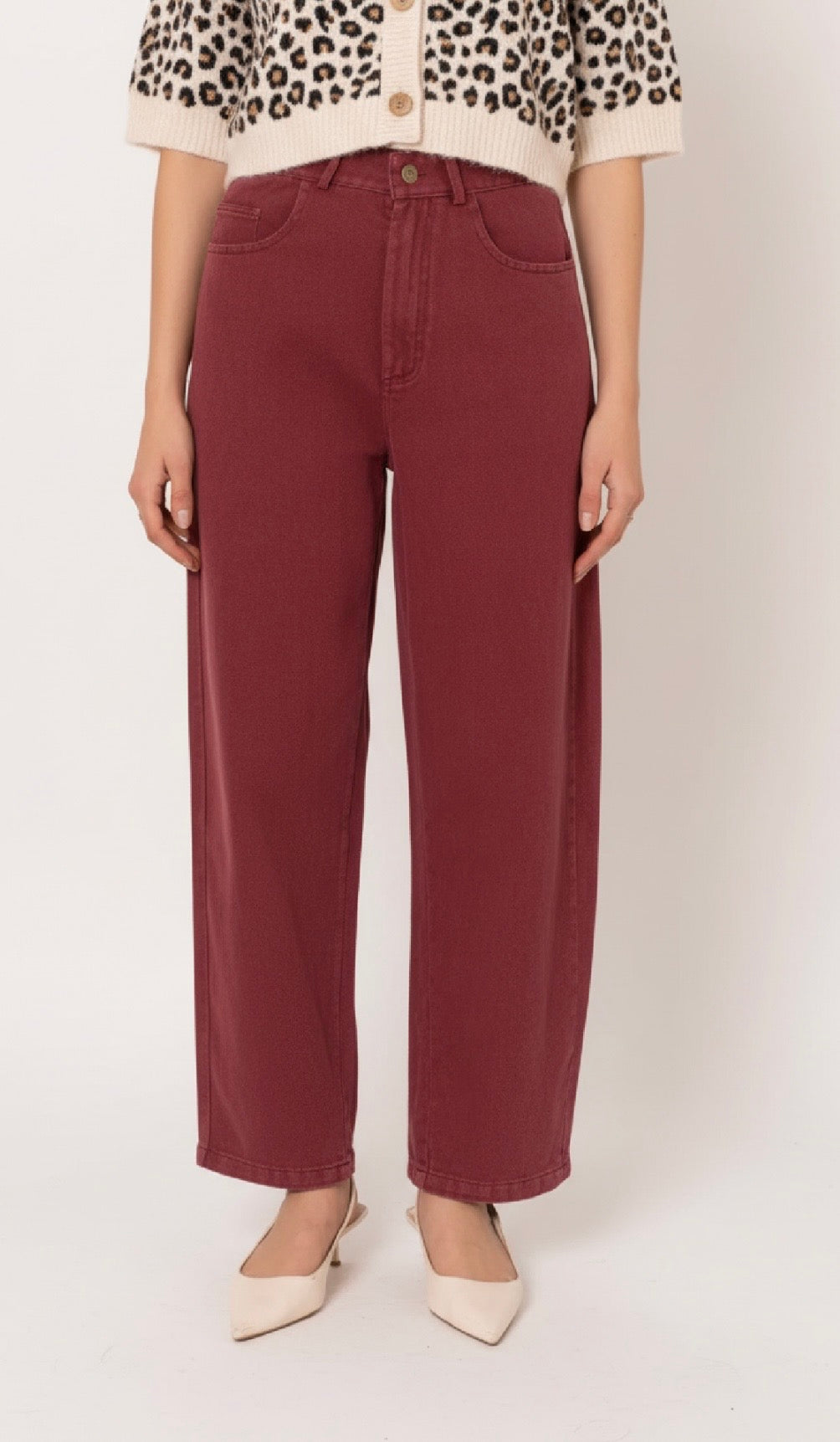 Hayden Jeans Burgundy
