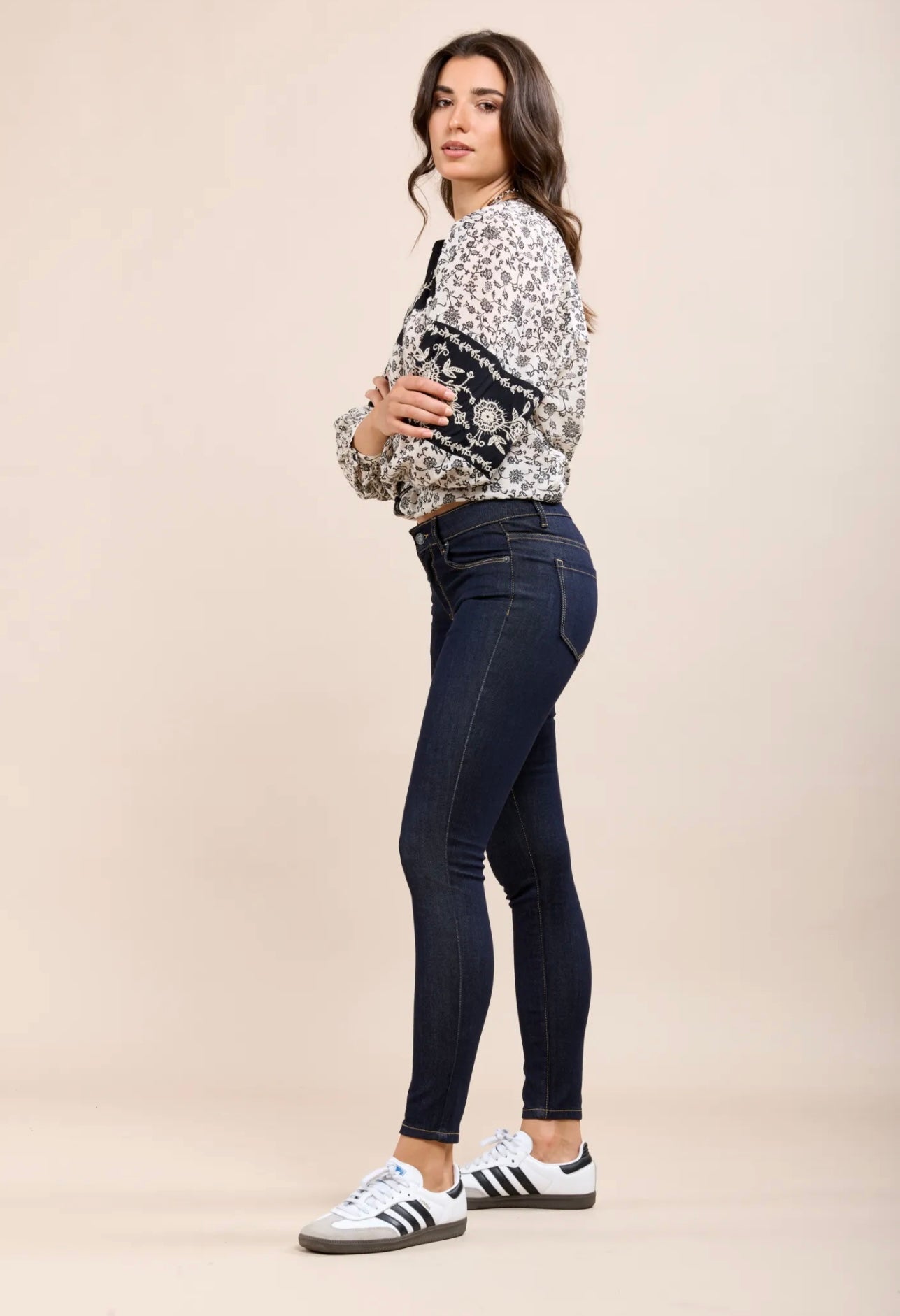 Toxik Dark Denim Skinny Jeans